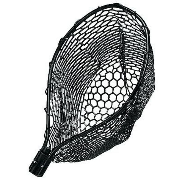 20 Inch Fly Fishing Landing Net Clear Rubber Replacement Bag Landing Mesh Basket